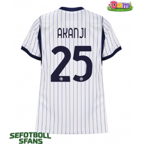 Inter Milan Manuel Akanji #25 Bortatröja Kvinnor 2026-27 Kortärmad